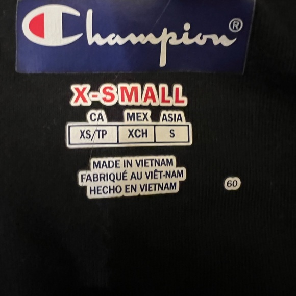 NWT Champion EVERYDAY LEGGINGS, SCRIPT LOGO Black Size XSMALL - Picture 5 of 5